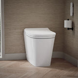 Leap™ One-piece elongated smart toilet with front bidet wand technology, dual-flush
