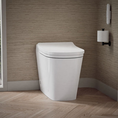 Leap™ One-piece elongated smart toilet with front bidet wand technology, dual-flush