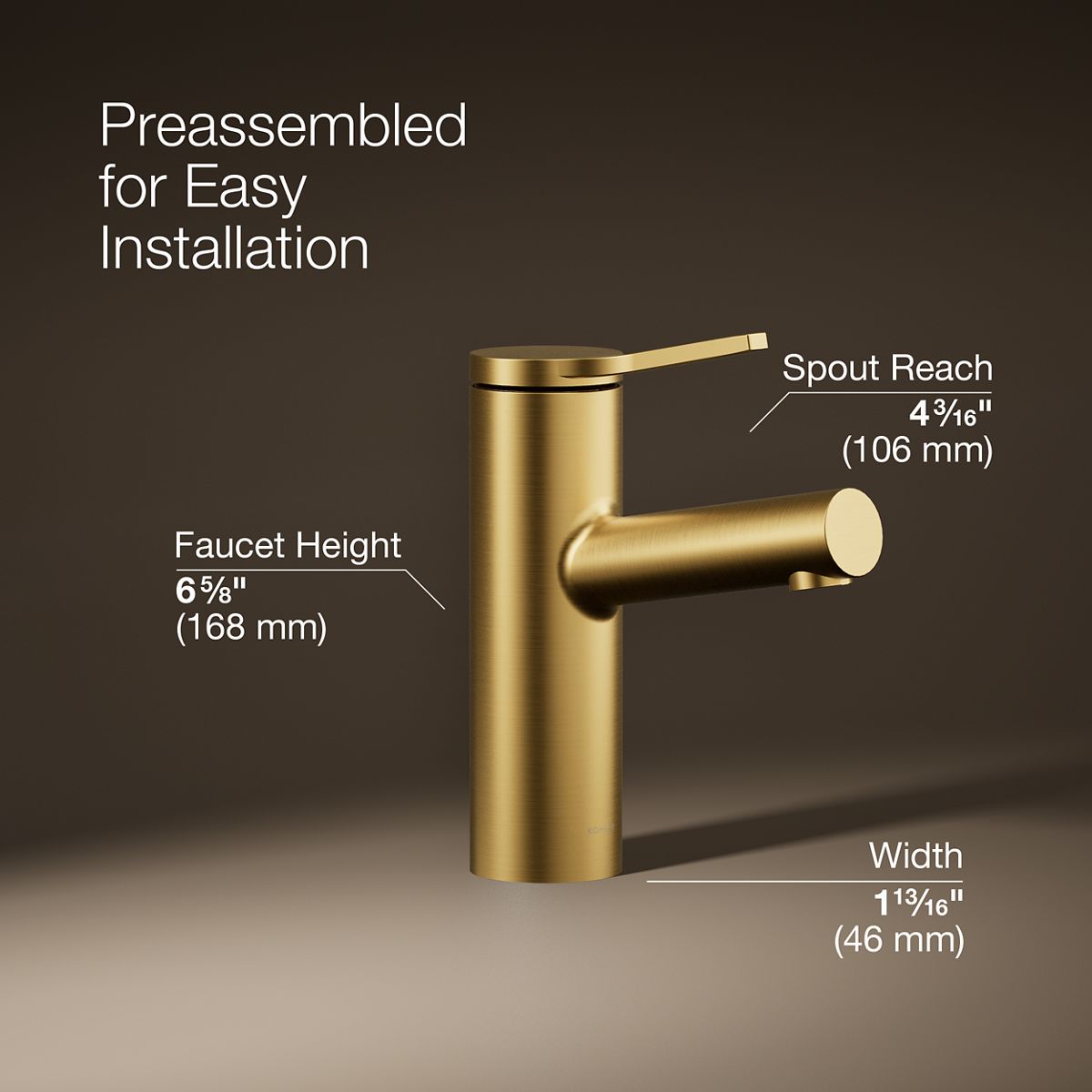 Elate® Single-handle bathroom sink faucet, 1.2 gpm