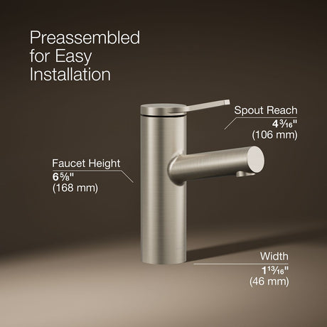 Elate® Single-handle bathroom sink faucet, 1.2 gpm