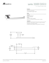 7 1/2" wallmount paper holder