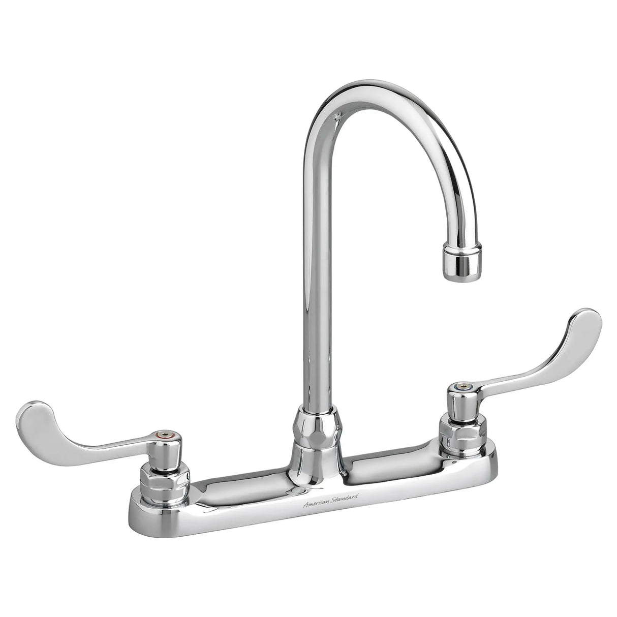Monterrey® Top Mount Kitchen Faucet With Gooseneck Spout and Wrist Blade Handles 1.5 gpm/5.7 L/min