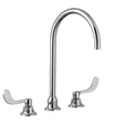 Monterrey® 8-Inch Widespread 8-inch Reach Gooseneck Faucet With Wrist Blade Handles 1.5 gpm/5.7 Lpm Laminar Flow in Spout Base