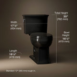 Archer® Two-piece elongated toilet, 1.28 gpf