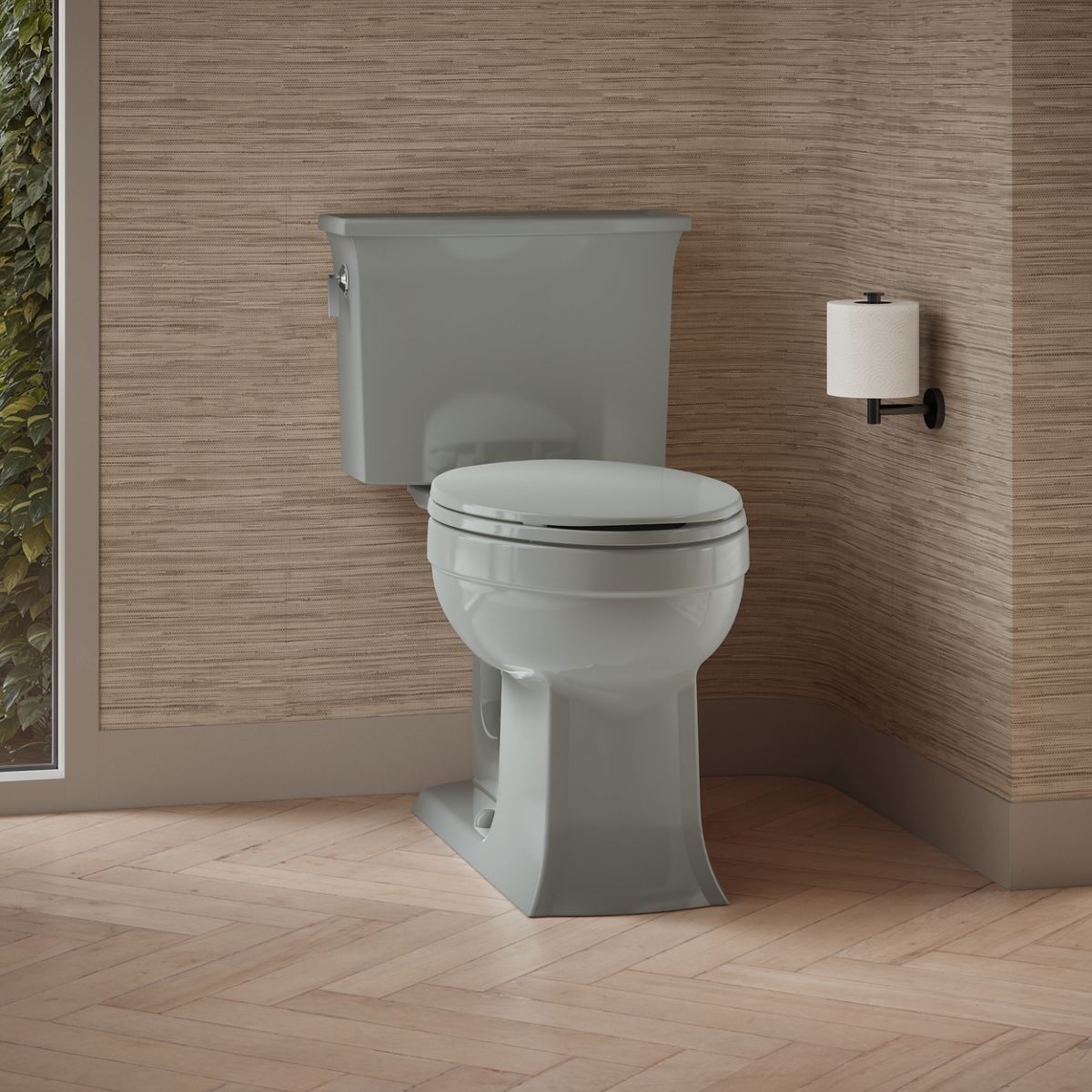 Archer® Two-piece elongated toilet, 1.28 gpf