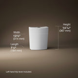 Persuade® Curv Toilet tank, dual-flush