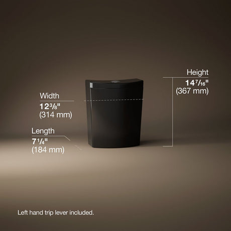 Persuade® Curv Toilet tank, dual-flush