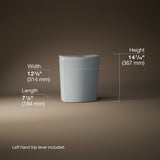 Persuade® Curv Toilet tank, dual-flush