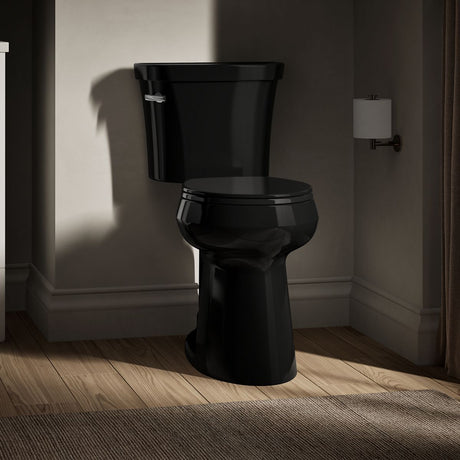 Highline® Tall two-piece round-front toilet, 1.28 gpf