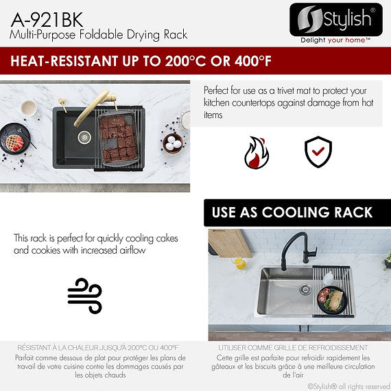 FOLDABLE DRYING RACK A-921BK