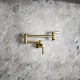 Wall-mount pot filler