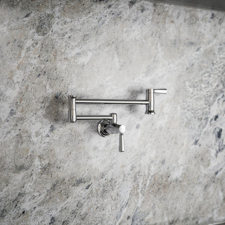 Wall-mount pot filler