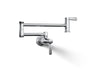 Wall-mount pot filler