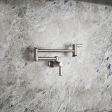 Wall-mount pot filler