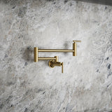 Wall-mount pot filler
