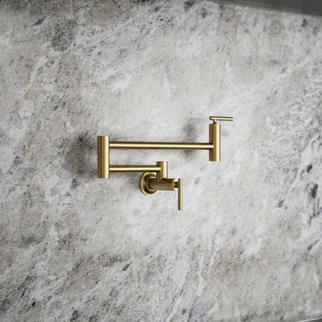 Wall-mount pot filler