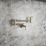 Wall-mount pot filler
