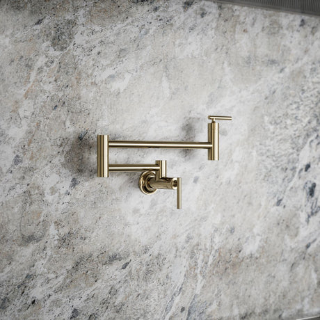 Wall-mount pot filler