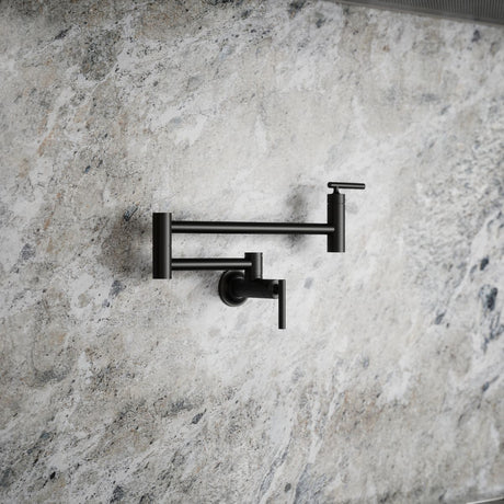 Wall-mount pot filler