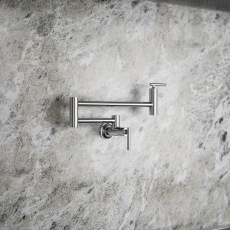 Wall-mount pot filler