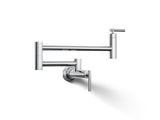 Wall-mount pot filler