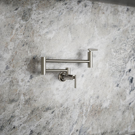 Wall-mount pot filler