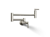 Wall-mount pot filler
