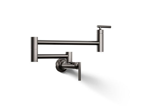Wall-mount pot filler