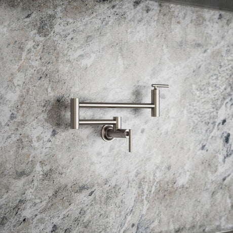 Wall-mount pot filler