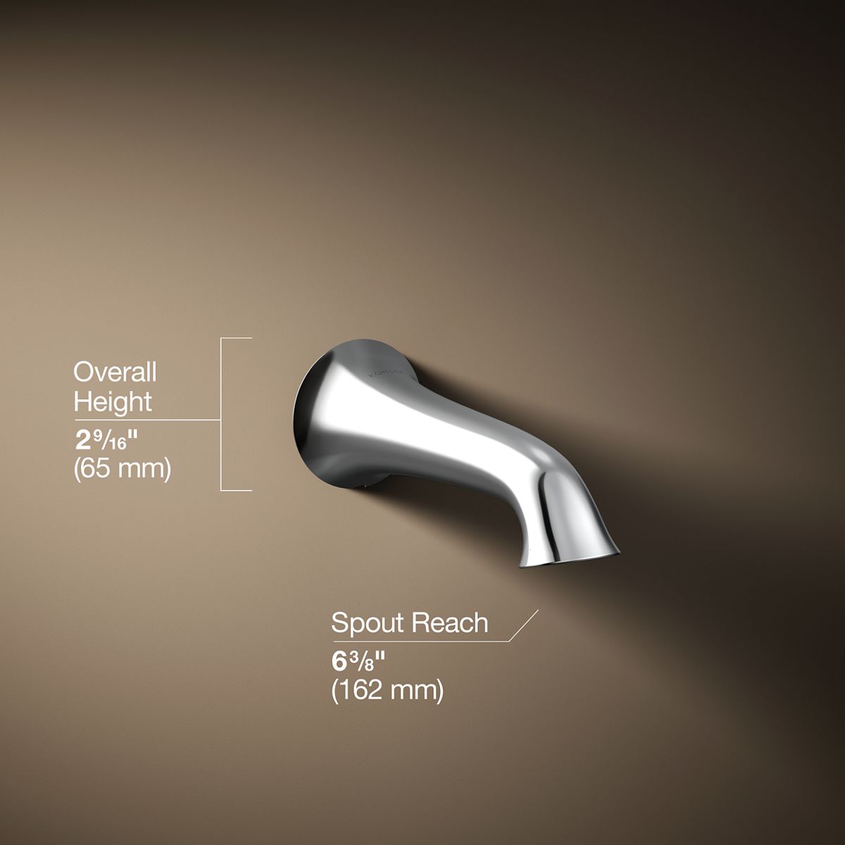 Buckley™ Wall-mount bath spout