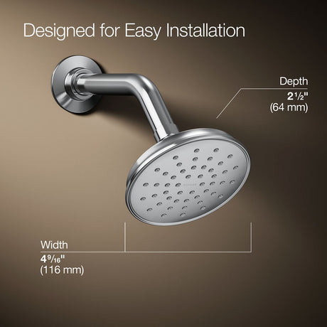 Bellera® Single-function showerhead, 2.5 gpm