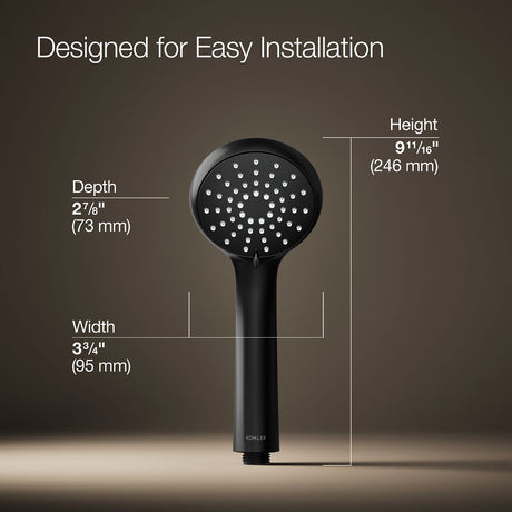 Bellera™ Three-function handshower, 2.5 gpm