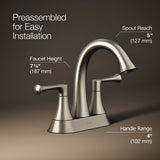Buckley™ Centerset bathroom sink faucet, 1.0 gpm