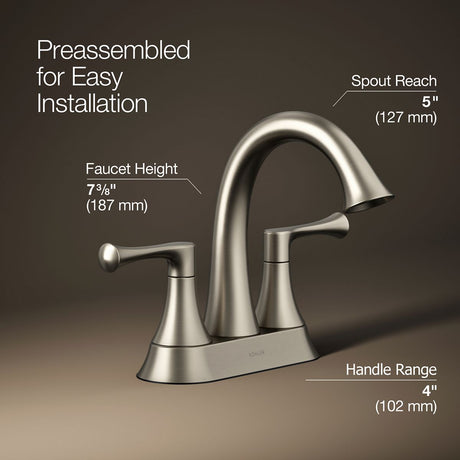 Buckley™ Centerset bathroom sink faucet, 1.2 gpm