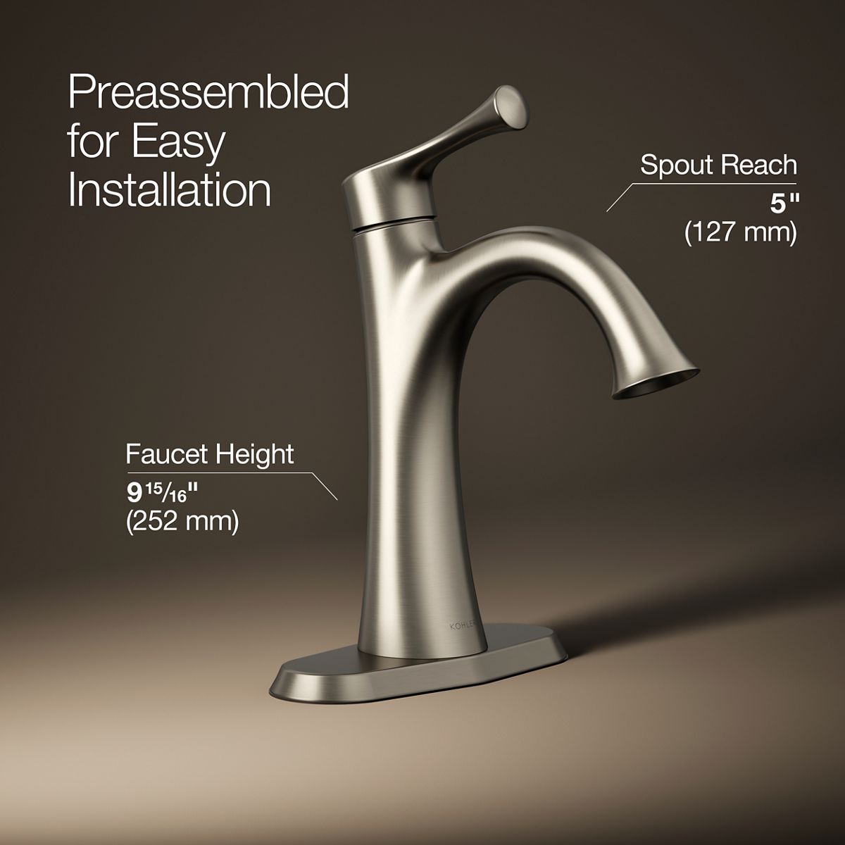 Buckley™ Single-handle bathroom sink faucet, 1.2 gpm