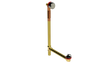 BRASS OFFSET FILL&DRAIN™ WASTE & OVERFLOW Euro Tip-Toe EXTENDED (360-5FDET-27POLN)
