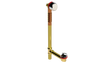 BRASS OFFSET FILL&DRAIN™ WASTE & OVERFLOW CLICKER® EXTENDED (360-5FDQ-20BCP)