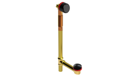 BRASS OFFSET FILL&DRAIN™ WASTE & OVERFLOW CLICKER® EXTENDED (360-5FDQ-20MBL)