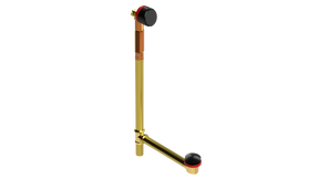 BRASS OFFSET FILL&DRAIN™ WASTE & OVERFLOW CLICKER® EXTENDED (360-5FDQ-27MBL)