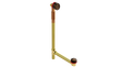 BRASS OFFSET FILL&DRAIN™ WASTE & OVERFLOW CLICKER® EXTENDED (360-5FDQ-27VB)