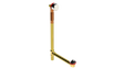 BRASS OFFSET FILL&DRAIN™ WASTE & OVERFLOW Tip-Toe EXTENDED (360-5FDTIP-27CP)