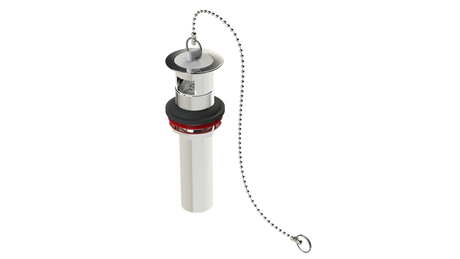2 piece 1-1/4” Lav Drain w/ Plug & Chain (3600)