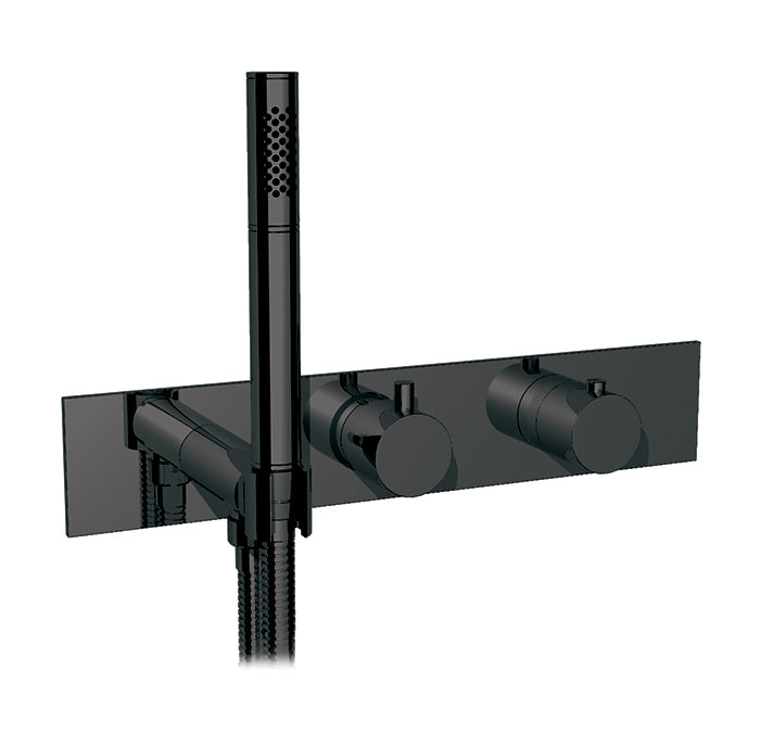 3/4" thermostatic 2-way shower valve with hand shower - TRIM ONLY