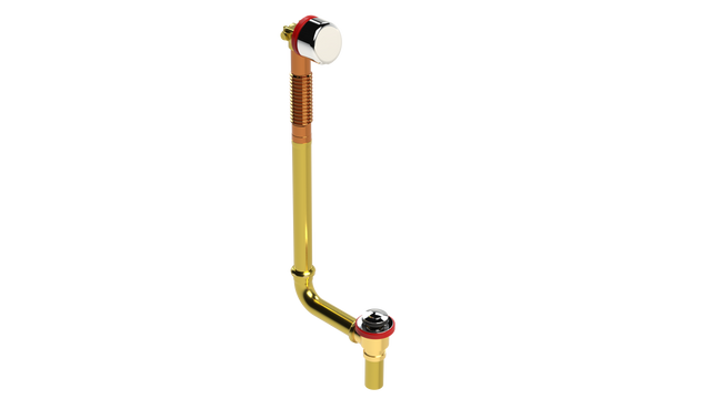 BRASS DIRECT FILL&DRAIN™ WASTE & OVERFLOW CLICKER® EXTENDED (360D-5FDQ-20BCP)