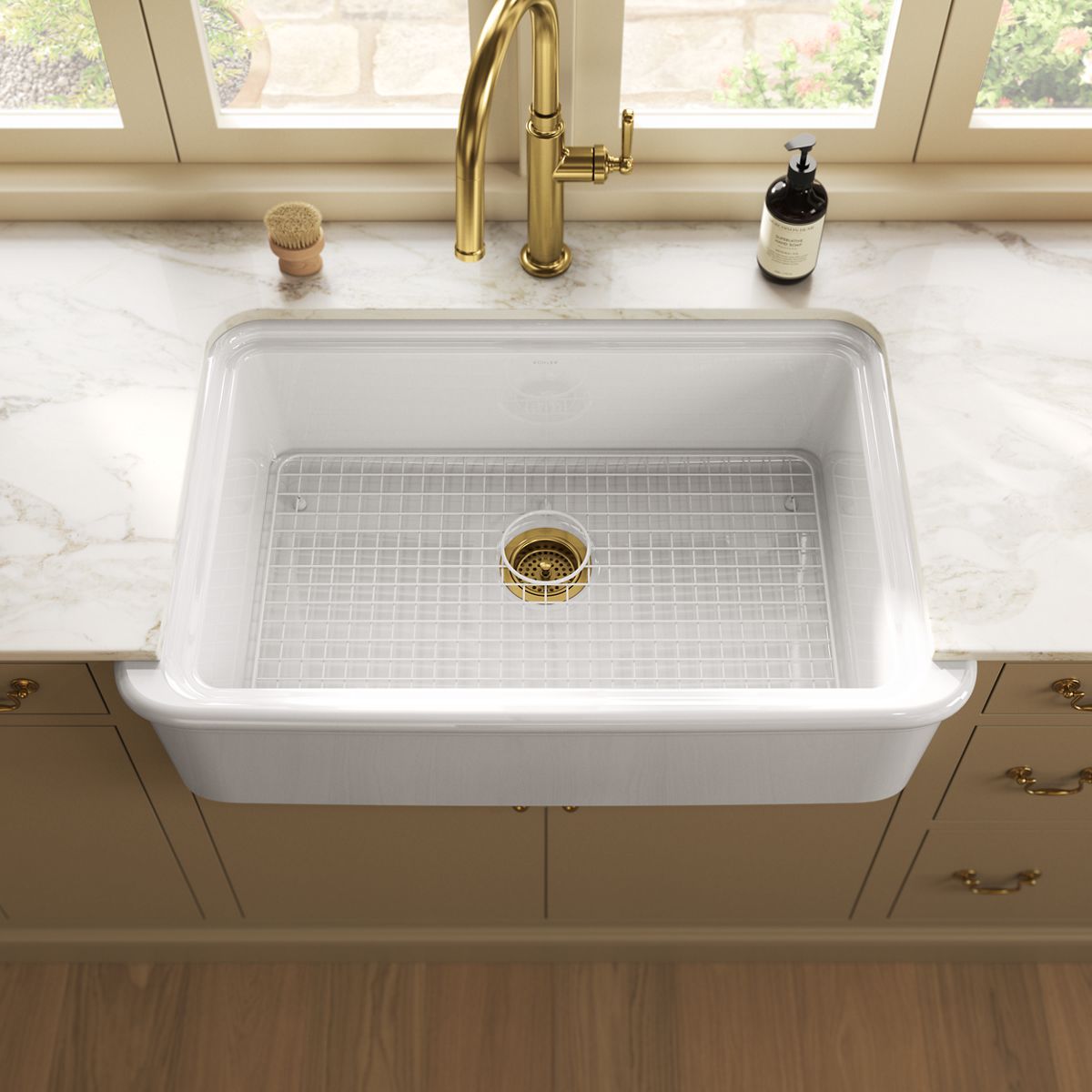 Audrine™ by Studio McGee 35-1/2" undermount single-bowl farmhouse kitchen sink