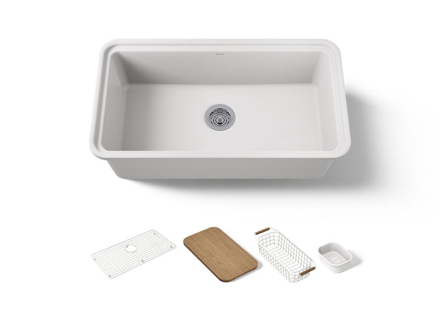 Audrine™ by Studio McGee 33" undermount single-bowl workstation kitchen sink
