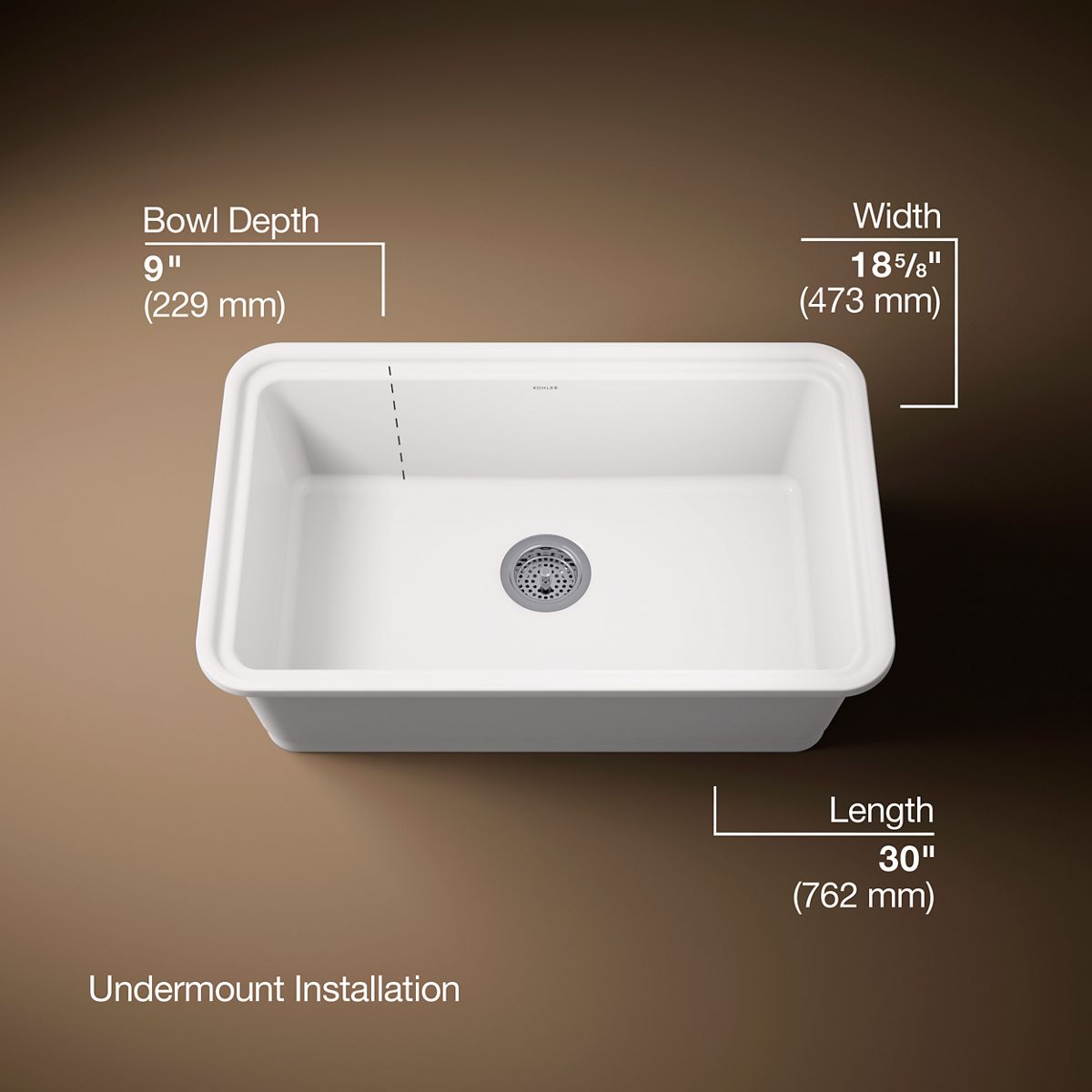 Audrine™ by Studio McGee 30" undermount single-bowl workstation kitchen sink