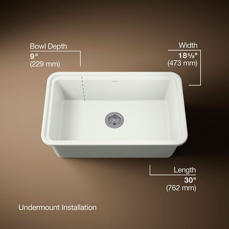 Audrine™ by Studio McGee 30" undermount single-bowl workstation kitchen sink