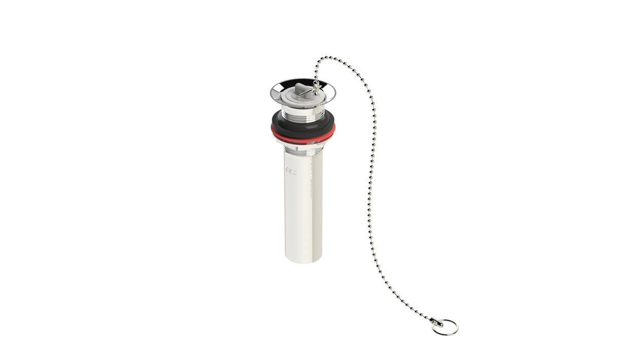 1 piece 1-1/4” Lav Drain w/ Plug & Chain (3636)