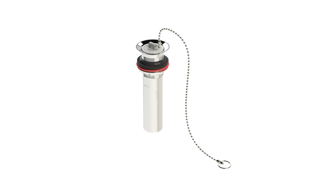 1 piece 1-1/4” Lav Drain w/ Plug & Chain (3636)